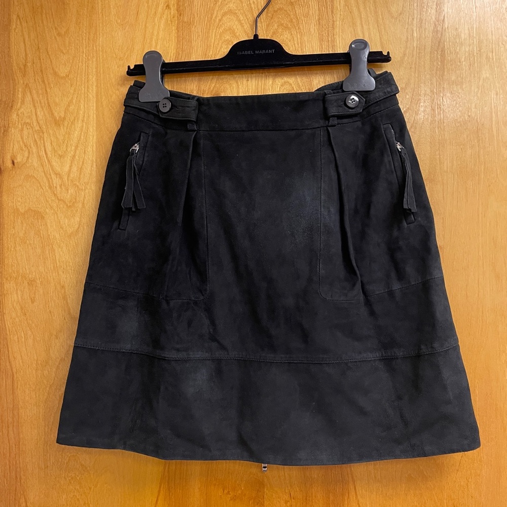 Suede Mini Skirt